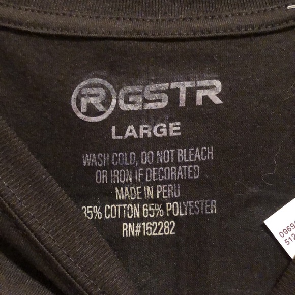 NWT GSTR Grow Where You’re Planted Shirt. Unisex Top. Black with teal & yellow - Picture 4 of 14